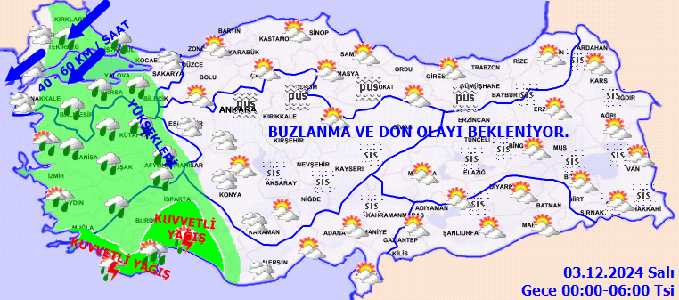 Meteoroloji'den 3 bölgede sağanak uyarısı! Karla karışık yağmur geliyor... İşte bugünkü hava durumu tahminleri... 7