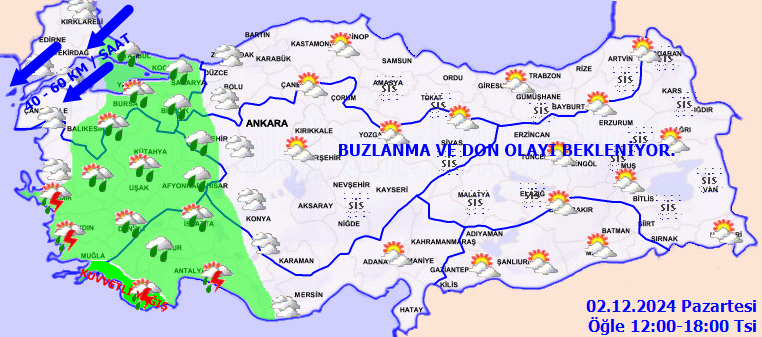 Meteoroloji'den 3 bölgede sağanak uyarısı! Karla karışık yağmur geliyor... İşte bugünkü hava durumu tahminleri... 5
