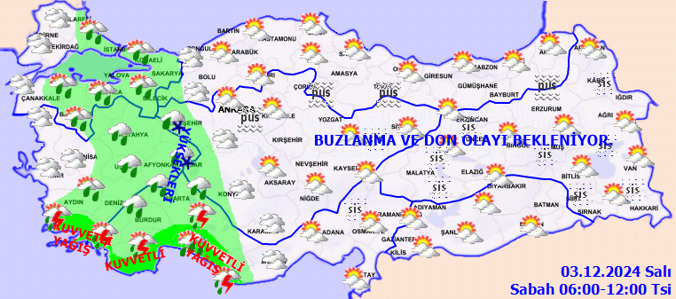 Meteoroloji'den kuvvetli sağanak uyarısı! Ani sel ve su baskınlarına dikkat... İşte 3 Aralık Salı hava durumu raporu... 4