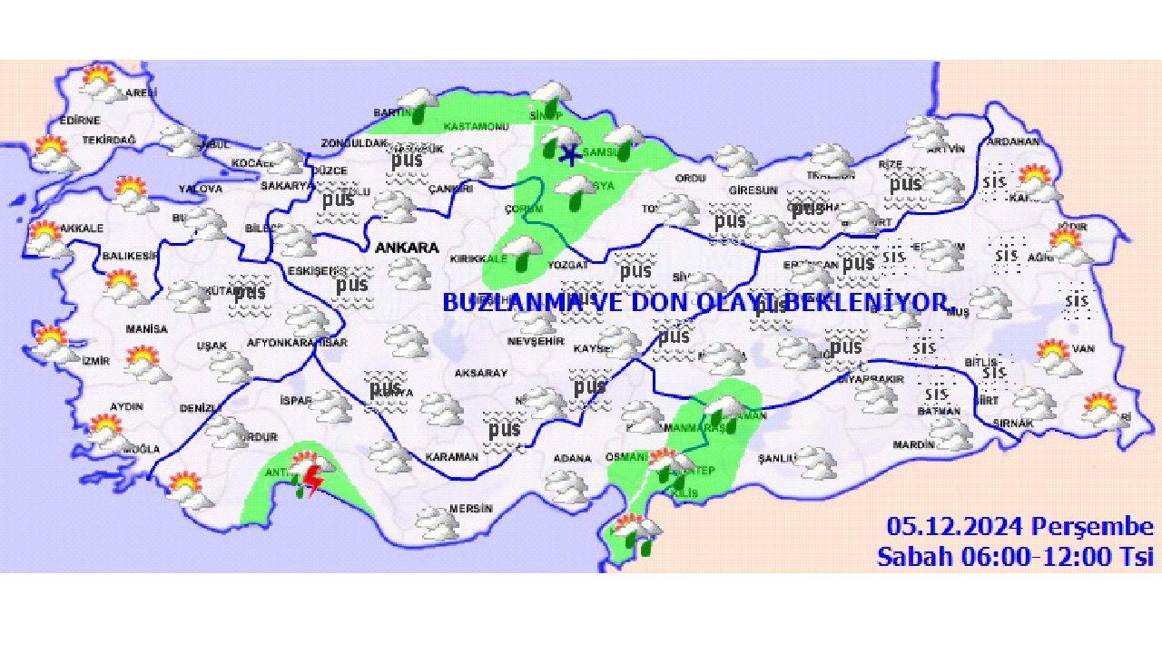 Meteoroloji 5 Aralık 2024 Perşembe hava durumu tahminlerini açıkladı! İşte Ankara, İstanbul, Antalya ve İzmir'de beklenen sıcaklıklar... 3