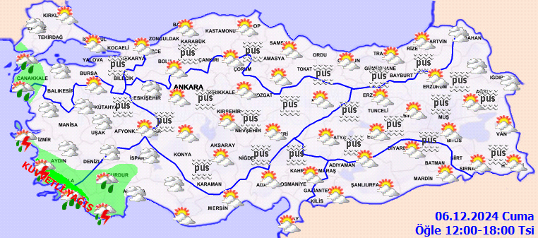 Meteorolojiden kuvvetli yağış, buzlanma ve don uyarısı! 3