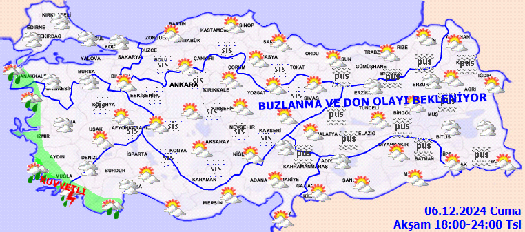 Meteorolojiden kuvvetli yağış, buzlanma ve don uyarısı! 4
