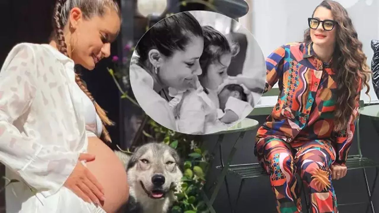 Atiye üçüncü kez anne oldu! Aile pozuyla mutluluğunu paylaştı: 4. bebekte gelebilir... 2