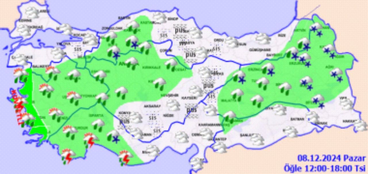 Çok şiddetli geliyor! Meteoroloji bazı kentleri saat vererek uyardı 8