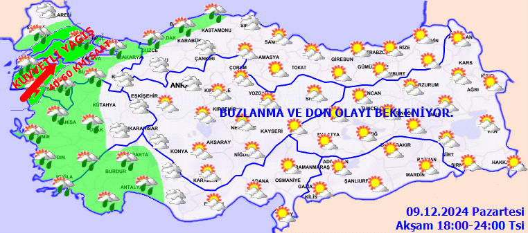 İstanbul dahil 10 il için sağanak uyarısı! Meteoroloji saat verip duyurdu... İşte 9 Aralık Pazartesi hava durumu tahminleri... 6