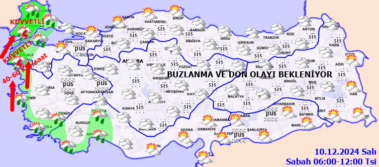 Meteoroloji'den Marmara dahil 3 bölge için sağanak uyarısı! Kuvvetli lodos etkili olacak... 4