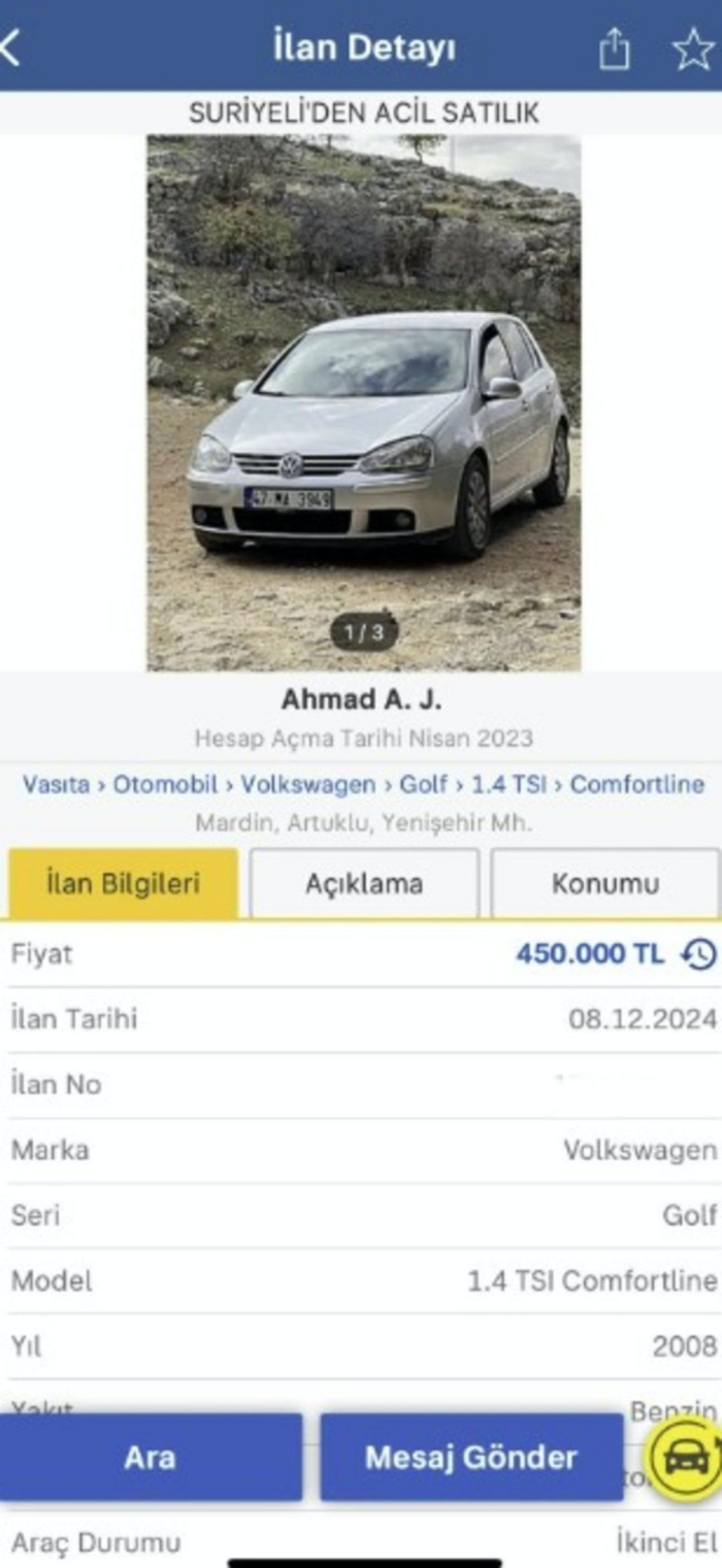 Suriyeli'den acil satılık!  Kelepir fiyatına konut ve otomobil 2