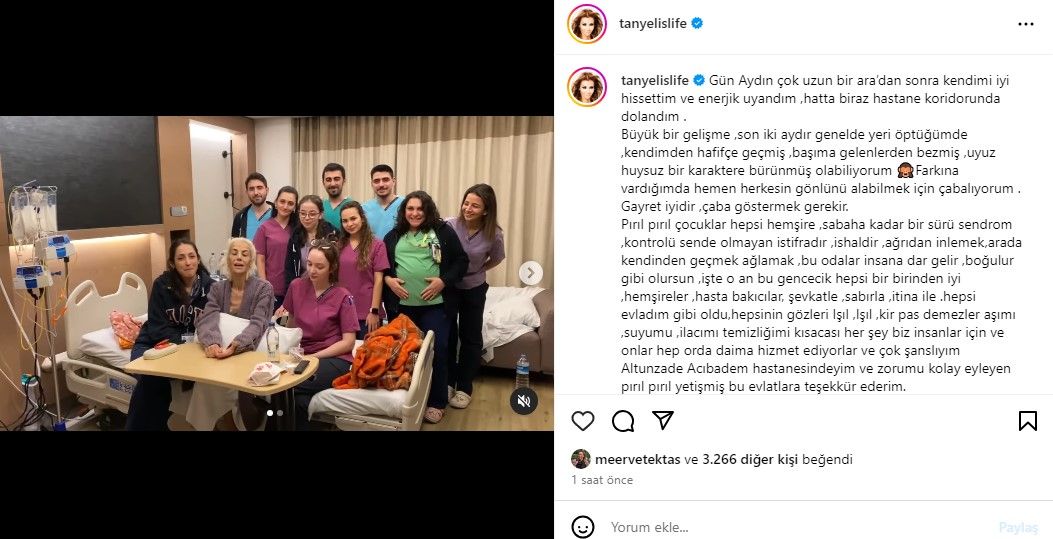 Kanserle savaşan Tanyeli hastane odasından paylaştı! 'Hakları ödenmez' 8