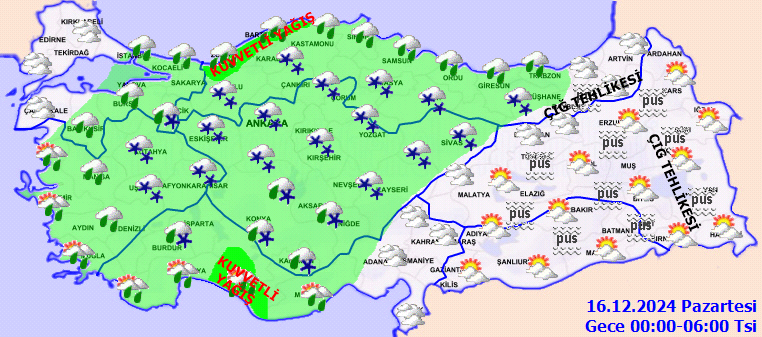 İstanbul dahil çok sayıda ile uyarı: Kuvvetli geliyor! Özellikle bu saatlere dikkat! 7