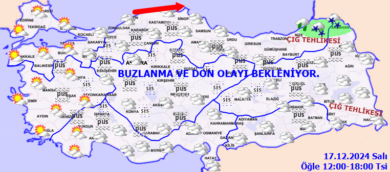 Karla karışık yağmur geliyor! Meteoroloji 'Buzlanma ve don olaylarına dikkat' diyerek o illeri açıkladı... İşte 17 Aralık Salı hava durumu tahminleri... 5