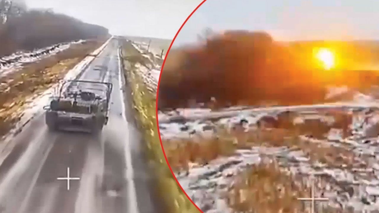 Rusya, Ukrayna ordusundaki ABD yapımı Abrams tankını dronla imha etti! 1