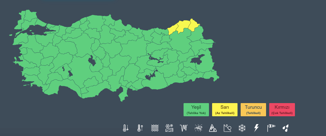 Meteoroloji'den sarı kodlu uyarı! Kuvvetli sağanak geliyor... Bu iller dikkat! 4
