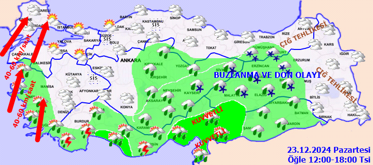 Kuvvetli geliyor! Meteoroloji İstanbul dahil çok sayıda kent için saat verdi! 5
