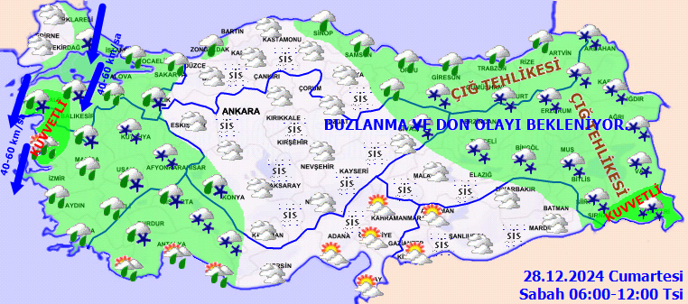 Meteorolojiden 9 il için sarı kodlu uyarı! Kuvvetli yağış, fırtına ve kar kapıda 2
