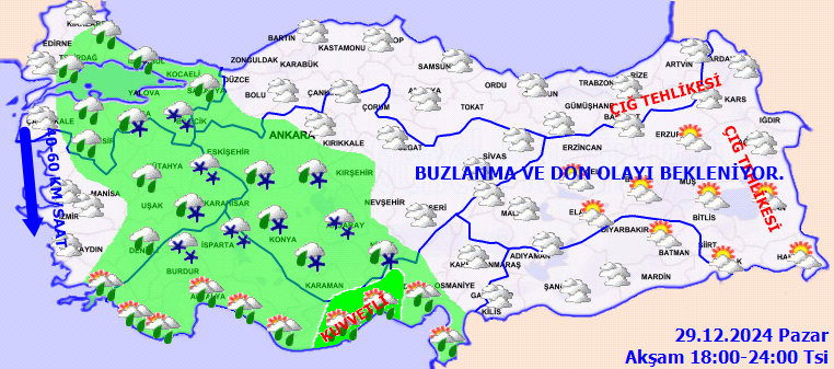Kar ve sağanak yağış geliyor! Meteoroloji saat verip uyardı! İstanbul, Ankara, Rize, Gaziantep, Antalya dikkat... 6