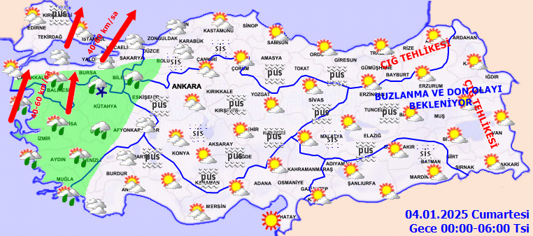 Bu gece kar yağışı başlayacak! Marmara Bölgesi'nde yaşayanlar dikkat! Meteoroloji saat verip uyardı... İşte 3 Ocak Cuma hava durumu... 7
