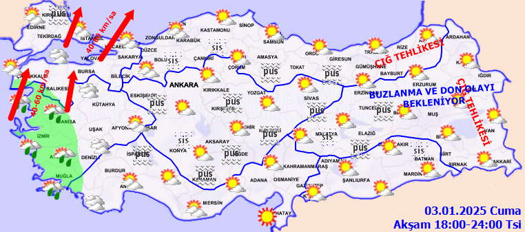 Bu gece kar yağışı başlayacak! Marmara Bölgesi'nde yaşayanlar dikkat! Meteoroloji saat verip uyardı... İşte 3 Ocak Cuma hava durumu... 6