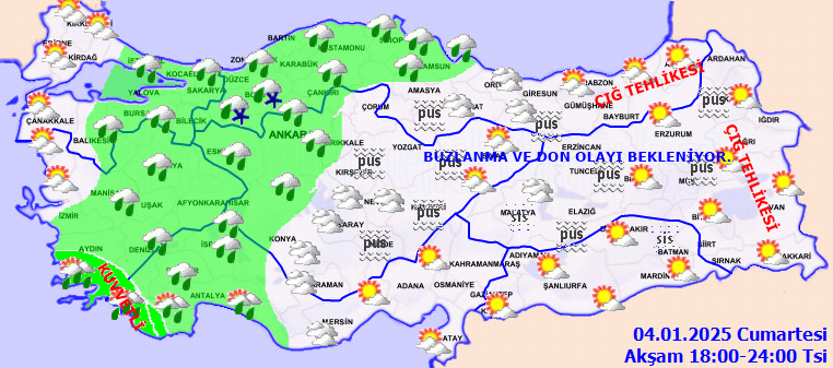 Bugün başlıyor, 3 gün sürecek! İstanbul'da hava buz gibi olacak! Sağanak ve kar yağışı geliyor... 7
