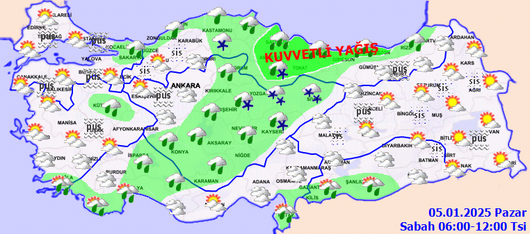 Meteorolojiden birçok il için uyarı! Kuvvetli yağış ve kar kapıda... Buzlanma ve çığ tehlikesine dikkat 2