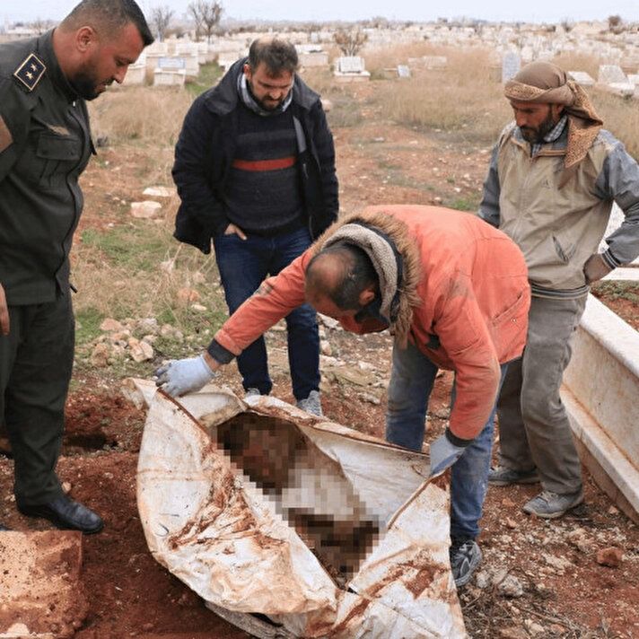 Halep'te dehşet verici keşif: Toplu mezar bulundu ceset kalıntıları ortaya çıktı 1