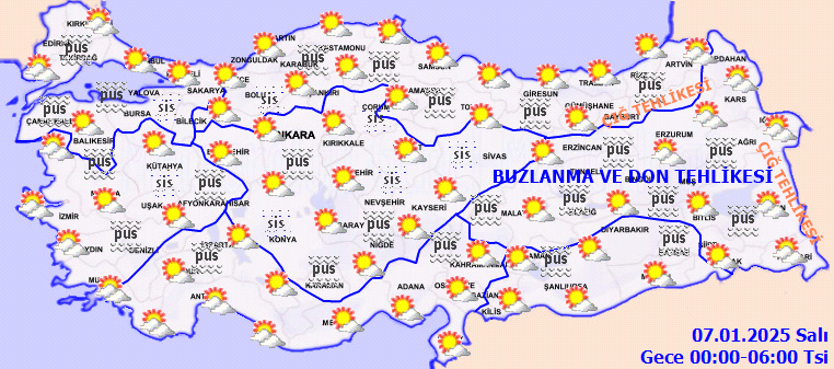 Hava buz kesecek! Meteoroloji'den sağanak ve kar uyarısı! İstanbul, Ankara, İzmir, Antalya, Tokat, Elazığ dikkat... 7