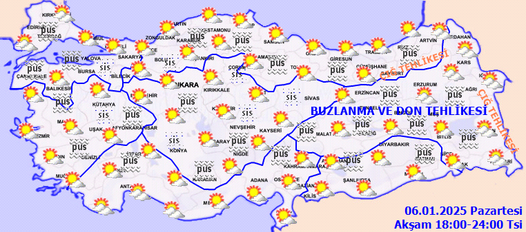 Hava buz kesecek! Meteoroloji'den sağanak ve kar uyarısı! İstanbul, Ankara, İzmir, Antalya, Tokat, Elazığ dikkat... 6