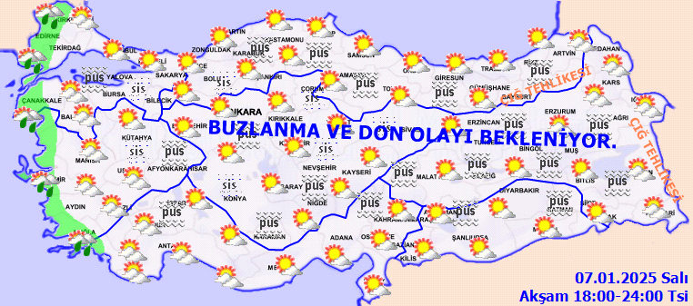 Sağanak yağış ile birlikte buzlanma ve don uyarısı! Meteoroloji İstanbul, Ankara, İzmir, Antalya, Edirne ve Çanakkale'yi uyardı... 6