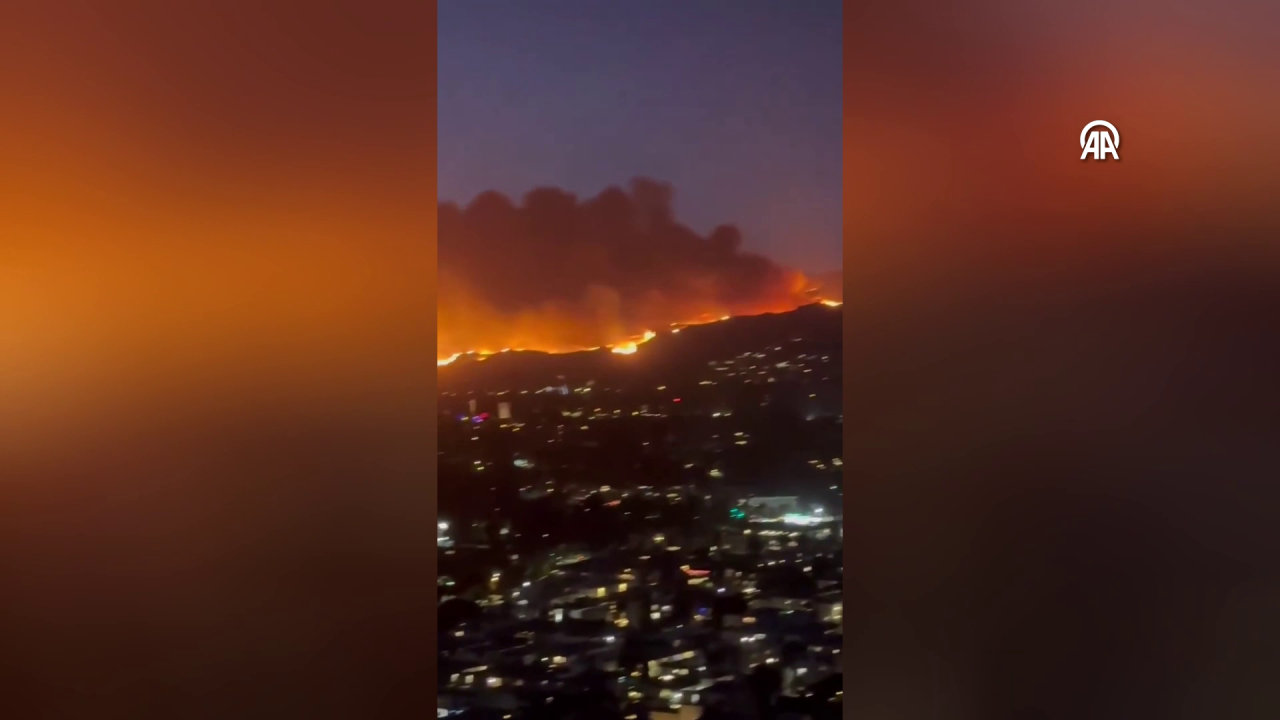 ABD cehennemi yaşıyor! Los Angeles'ta korkunç yangın! Binlerce kişi tahliye ediliyor! 3