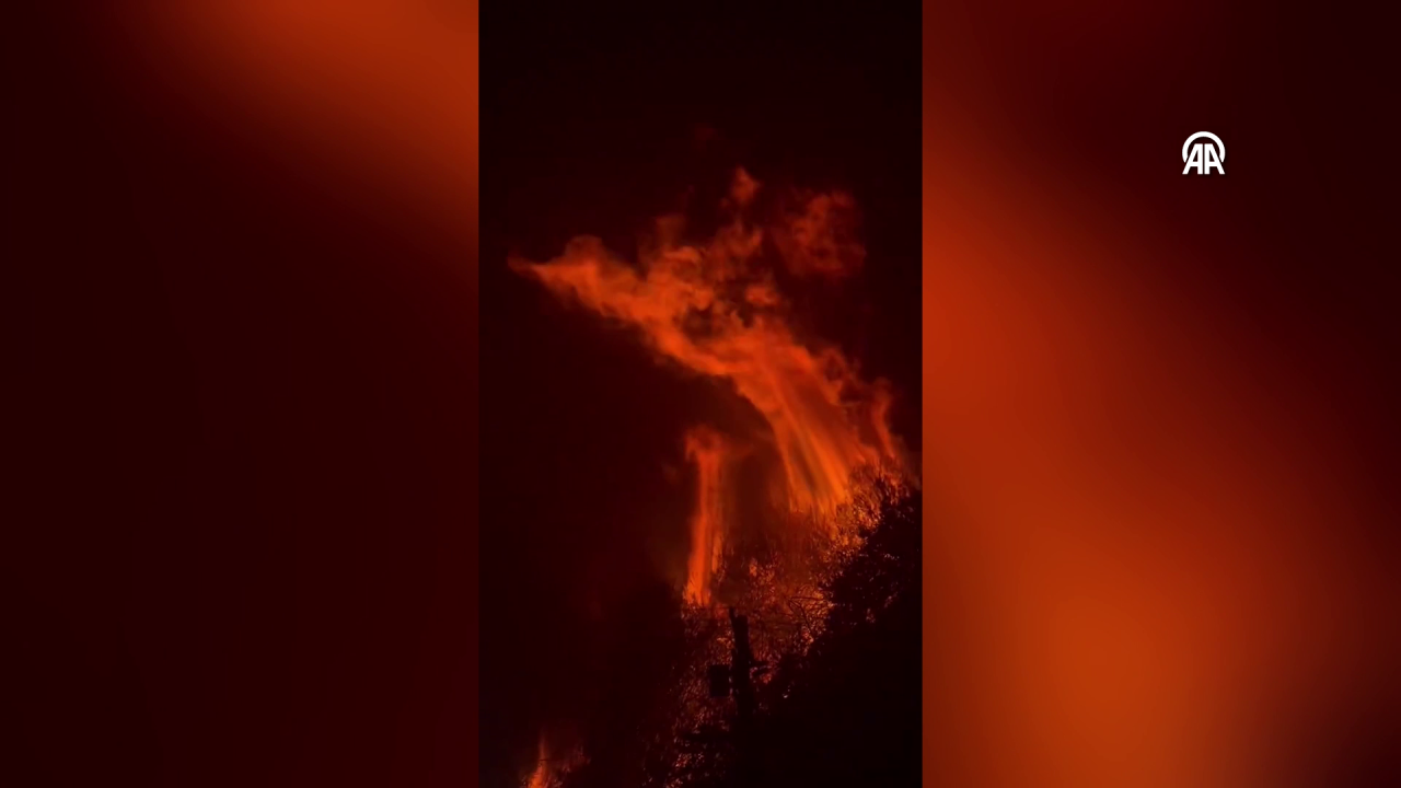 ABD cehennemi yaşıyor! Los Angeles'ta korkunç yangın! Binlerce kişi tahliye ediliyor! 7