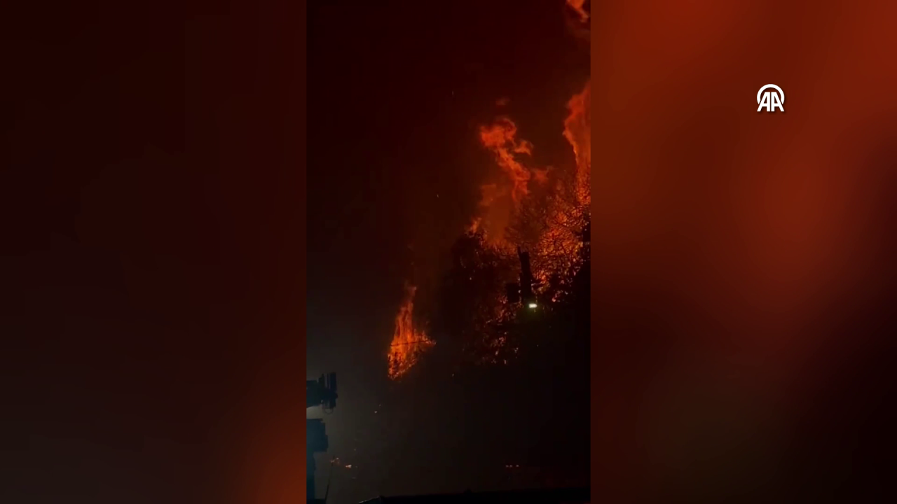 ABD cehennemi yaşıyor! Los Angeles'ta korkunç yangın! Binlerce kişi tahliye ediliyor! 8