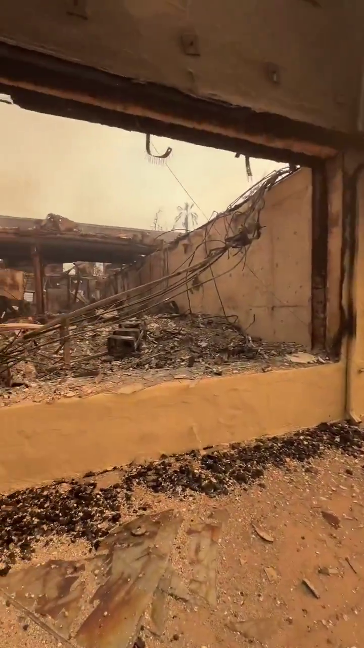 Orta Doğu değil ABD! Los Angeles yangınları sonrası çekilen görüntü şoke etti! 2