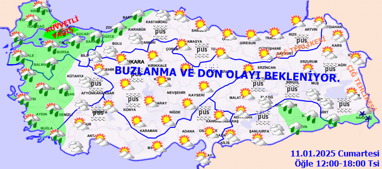 Meteorolojiden Marmara Bölgesi için kuvvetli yağış uyarısı! 3
