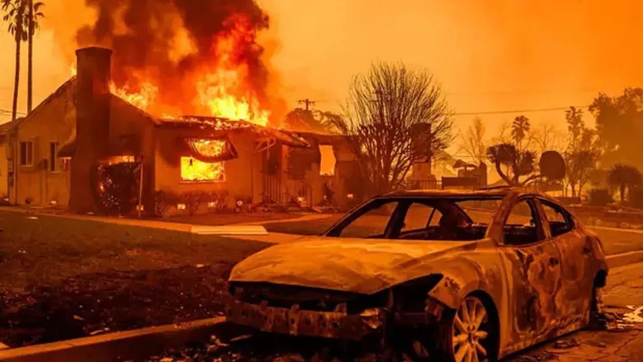 Çuvalladılar! Cayır cayır yanan Los Angeles'ta su sorunu! Rezervuarlar bomboş... 10