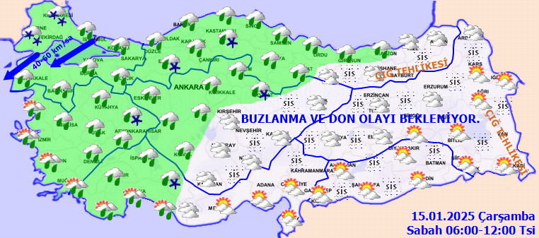Kar yağışı İstanbul'a yaklaşıyor! Meteoroloji 15 Ocak Çarşamba hava durumu raporunu yayınladı... 4