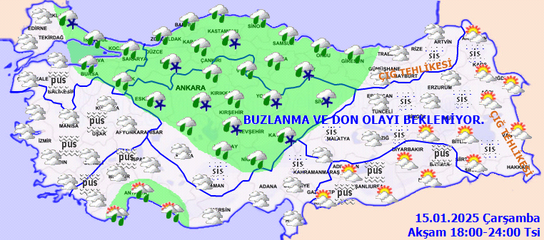 Kar yağışı İstanbul'a yaklaşıyor! Meteoroloji 15 Ocak Çarşamba hava durumu raporunu yayınladı... 7