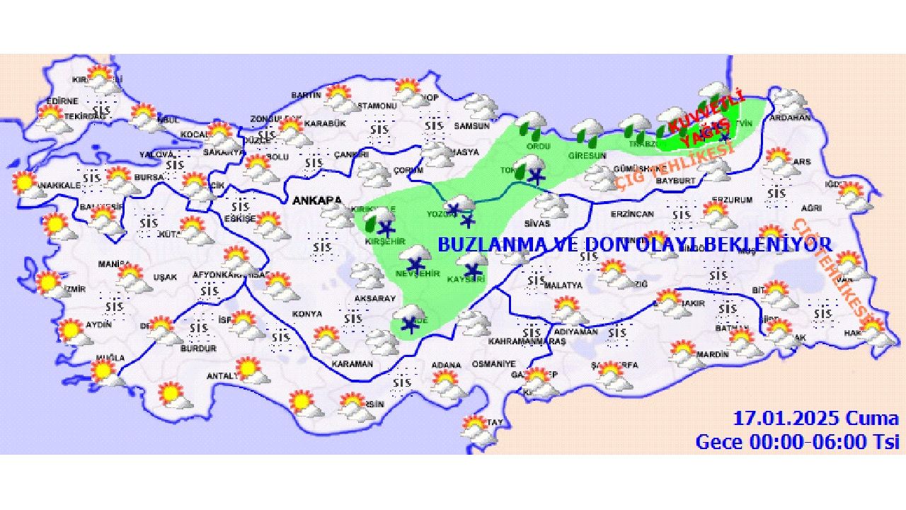 17 Ocak 2025 Cuma Türkiye geneli hava durumu! İşte Ankara, İstanbul, İzmir ve Bursa'da beklenen sıcaklıklar... 2