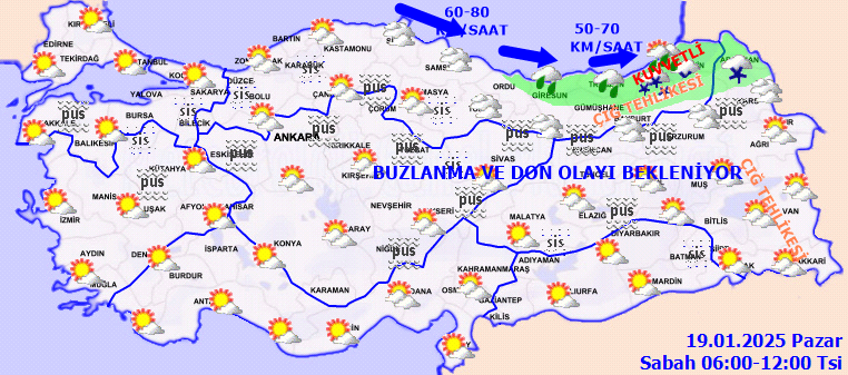 Meteorolojiden 4 il için kuvvetli yağış, fırtına ve kar uyarısı! 2