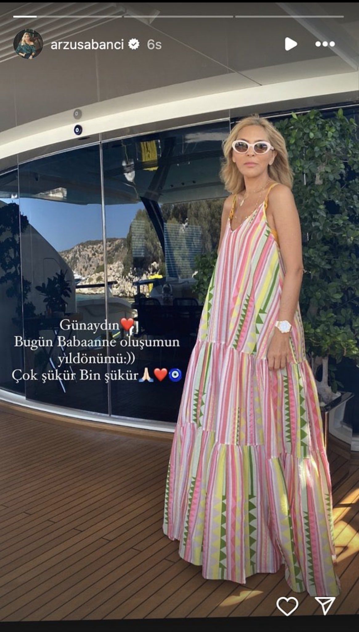 Evlilik dışı ilişkiden torunu olduğunu öğrenen Arzu Sabancı önce paylaştı sonra sildi! Dalga konusu oldu 6