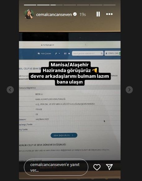 Survivor 2020 şampiyonu Cemal Can Canseven askere gidiyor! 2