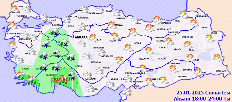 Meteorolojiden Antalya ve Muğla için kuvvetli yağış uyarısı! 4