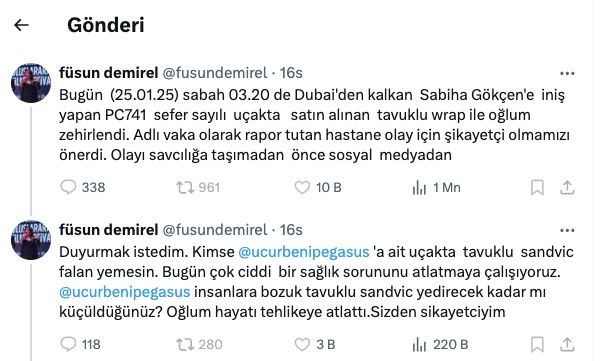 Oyuncu Füsun Demirel isyan etti: Oğlum Pegasus uçağında ölümden döndü! 5