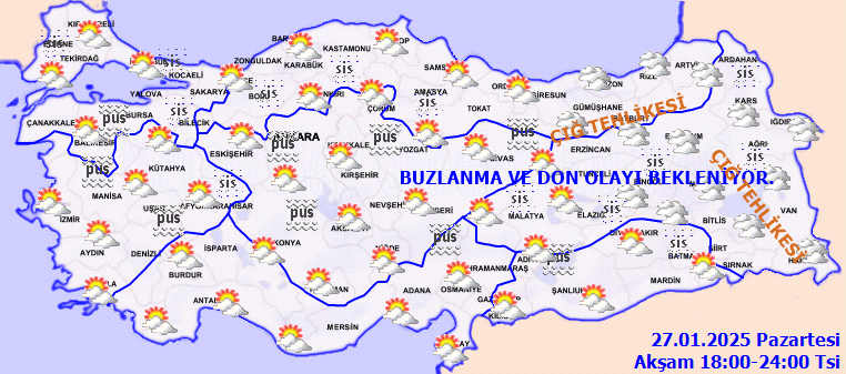 Bu kez yağış yok! O bölgelerde yaşayanlar dikkat: Meteorolojiden sis, buzlanma ve don uyarısı 4