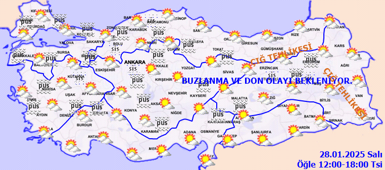 Meteorolojiden sis ve buzlanma uyarısı! Göz gözü görmeyecek 3