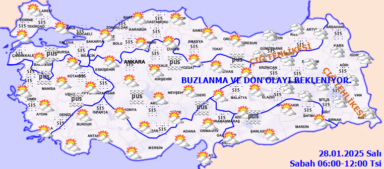 Meteorolojiden sis ve buzlanma uyarısı! Göz gözü görmeyecek 2