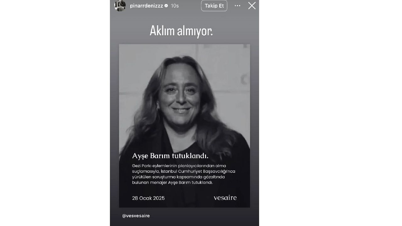 Ünlü isimlerden Ayşe Barım'a destek mesajları yağdı! 'Zulümle abad olunmaz' 3