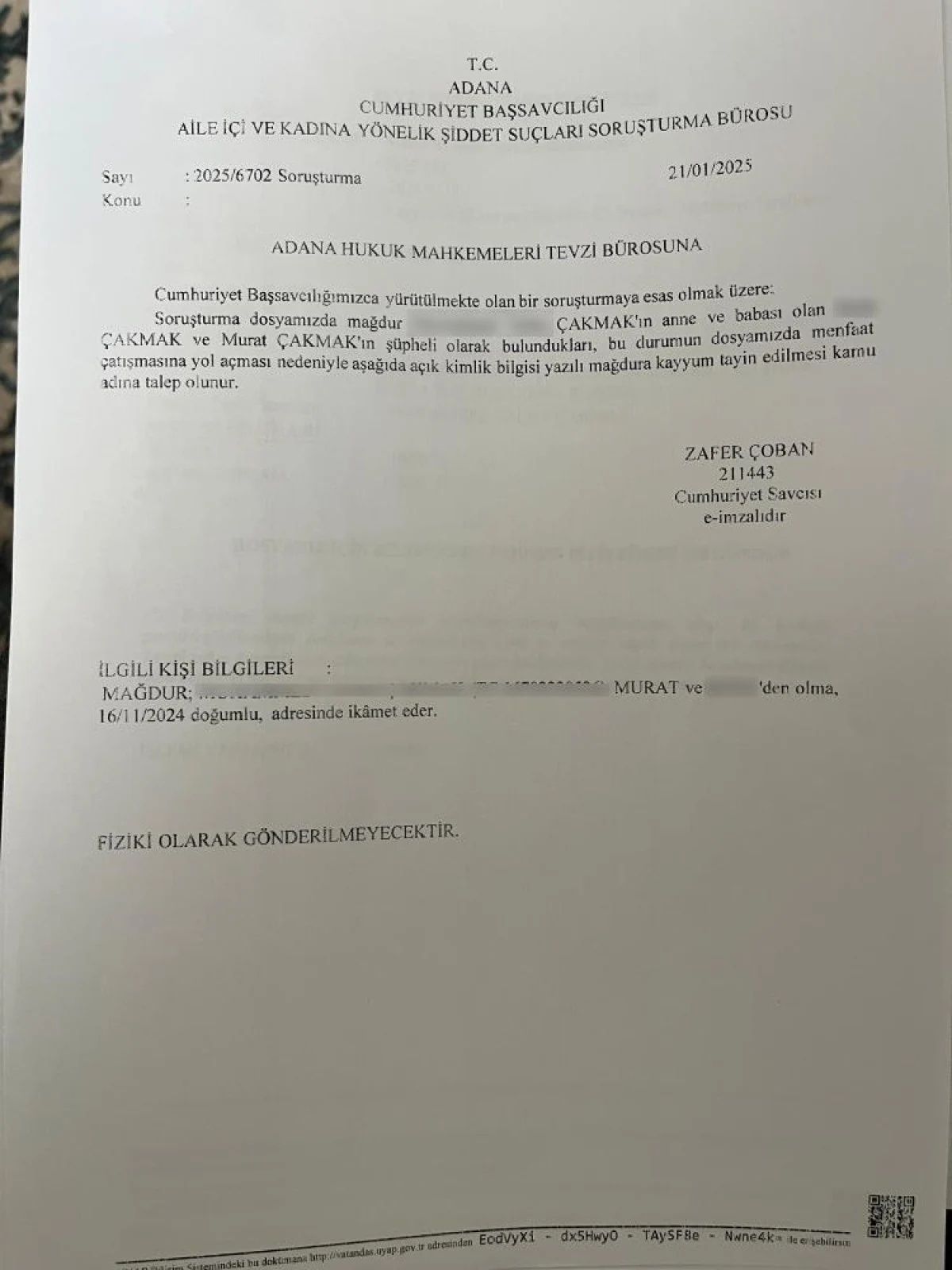 2.5 aylık bebeğe kayyum atandı! Adana'da bebeklerinden topuk kanı alınmasını istemeyen aile neye uğradığını şaşırdı! 6