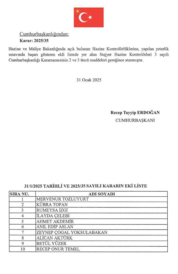 Resmi Gazete'de yayımlandı: Birçok Bakanlıkta başmüfettiş atamaları gerçekleşti! 6