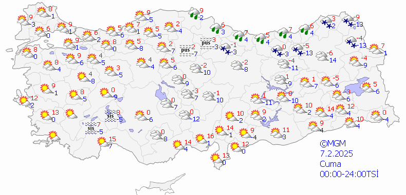 Sibirya soğukları geliyor! Kar fırtınası yaşanacak... Meteoroloji 5 günlük harita yayınladı! İstanbul için tarih verildi... 11