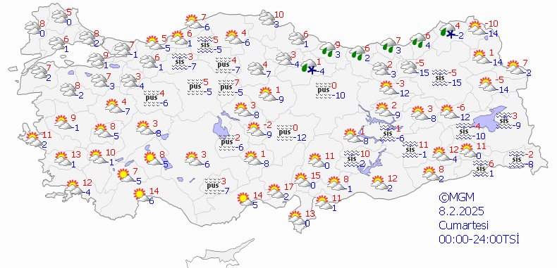 Sibirya soğukları giriş yaptı! Sıcaklıklar 10 derece düşüyor, kar ve sağanak geliyor! İşte 4 Şubat Salı hava durumu... 10