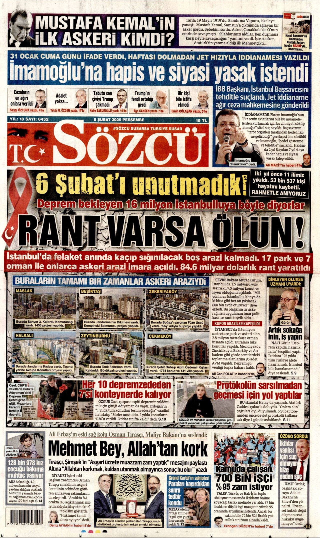 6 Şubat deprem felaketinin ikinci yılı! Acılar taze ama umut yeşeriyor! Devlet sözünü tuttu.... 8